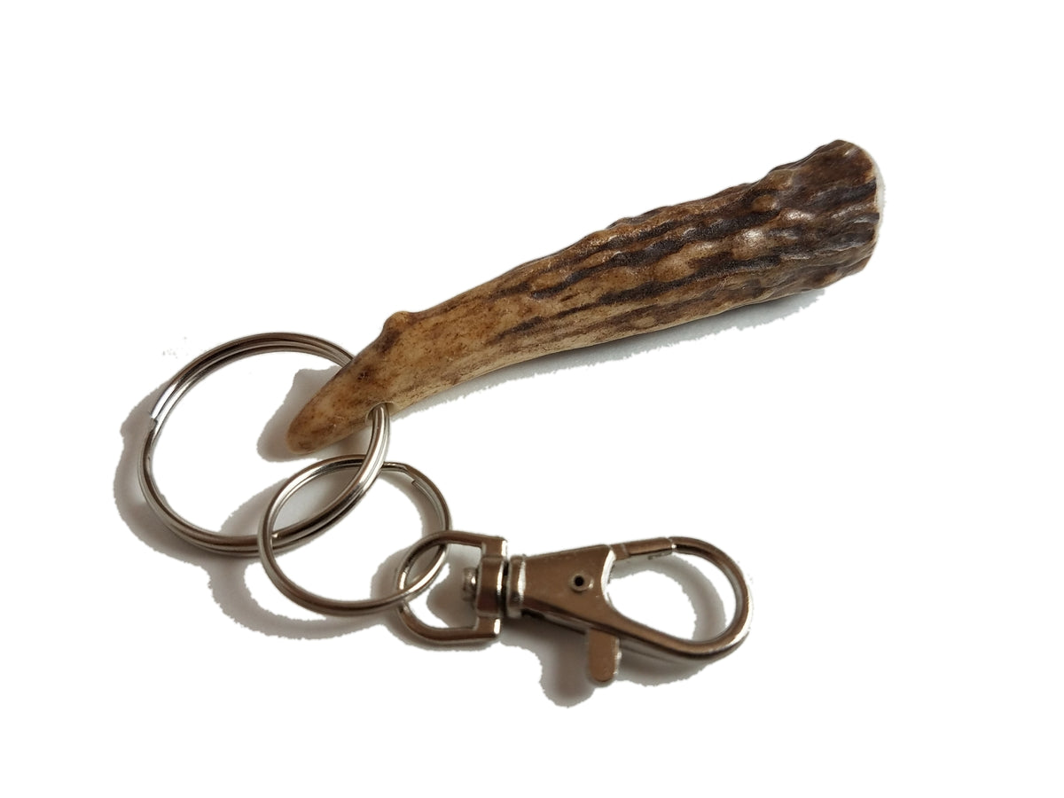 Guardian Antler Brow Tine Key Ring – Antler Artisans