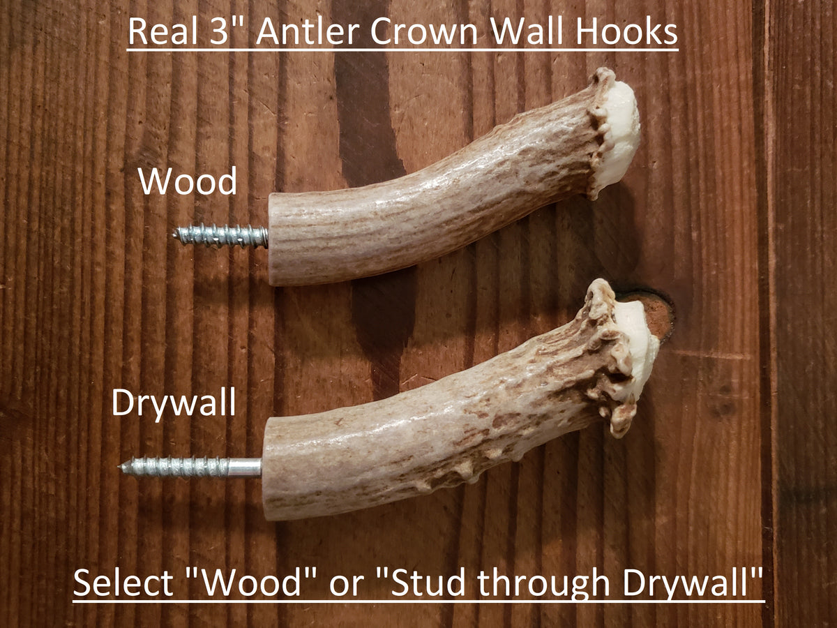 3 Antler Crown Wall Hook – Antler Artisans