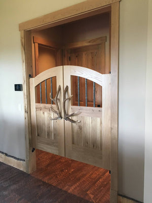 Real Elk Antler Door Handles by Antler Artisans
